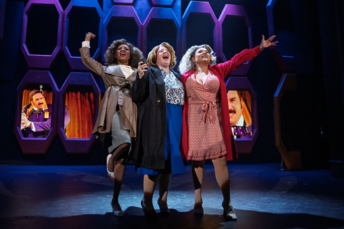 Majesty Scott, Jessica Coker, and Malia Abayon  Photo by Jon Bauer. at 