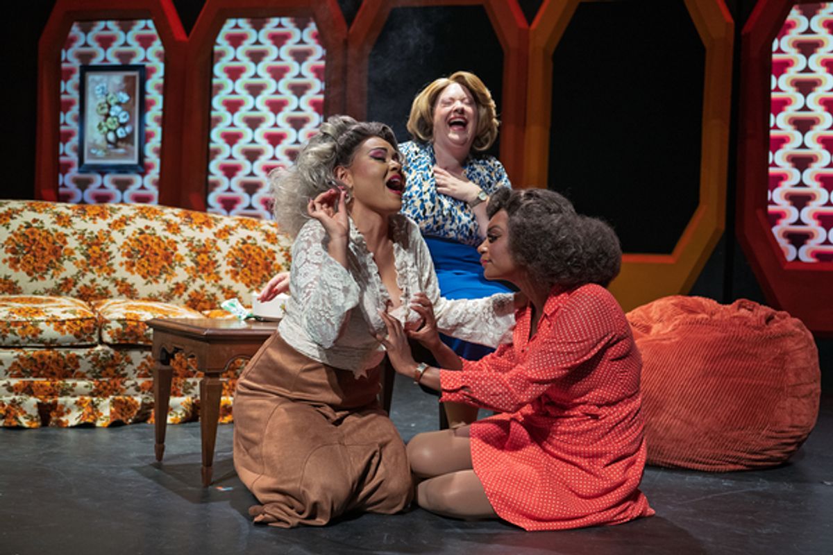 Malia Abayon, Jessica Coker, and Majesty Scott at 