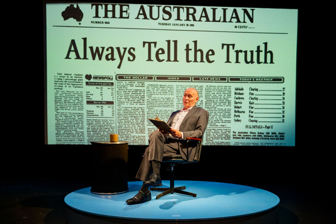 Photos: World Premiere MURDOCH: THE FINAL INTERVIEW at THEATER555  Image