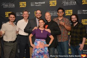 Laura Shubert (Sound Design) joins with Musical Director Matthew Stern and the band t Photo