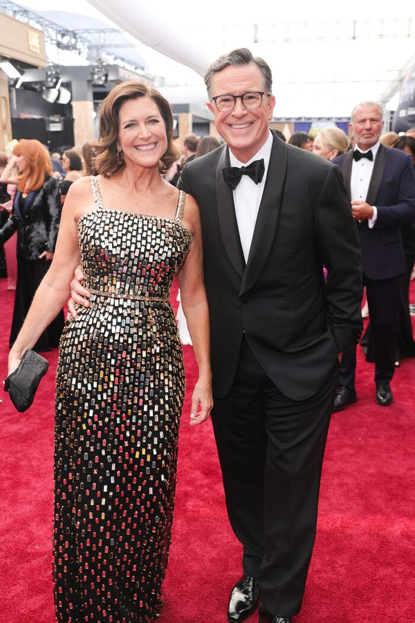 Evelyn McGee and Stephen Colbert  Photo
