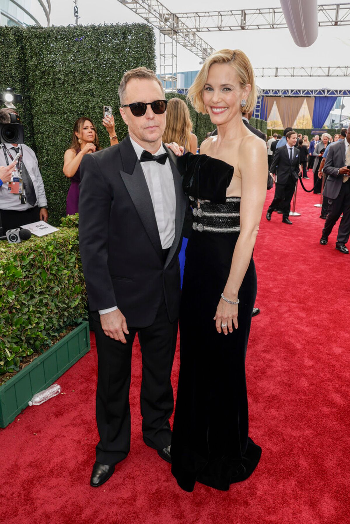 Sam Rockwell and Leslie Bibb  at 