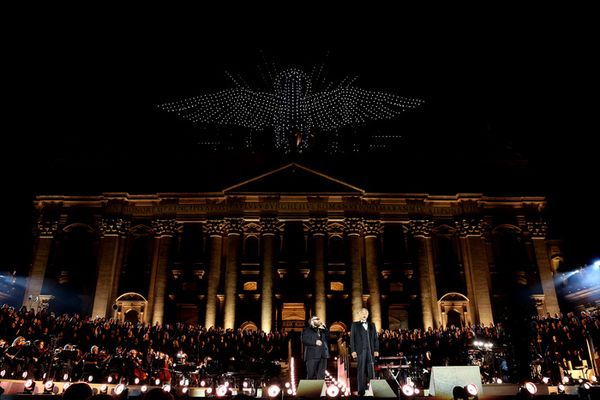 Teddy Swims and Andrea Bocelli  Photo