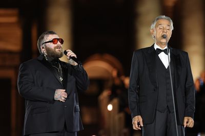 Teddy Swims and Andrea Bocelli  Photo