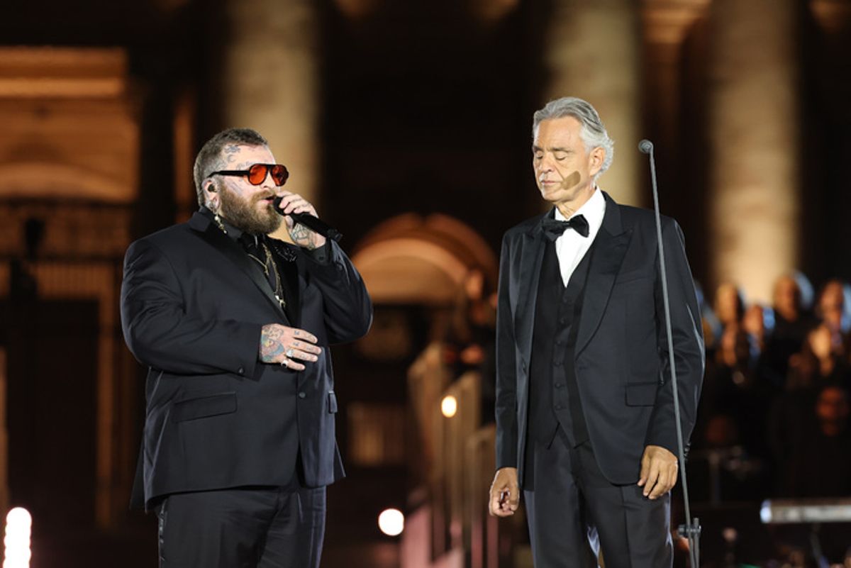 Teddy Swims and Andrea Bocelli  at 