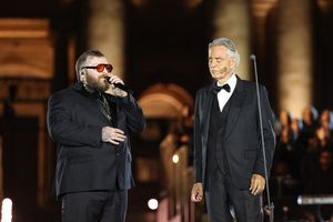 Teddy Swims and Andrea Bocelli  Photo