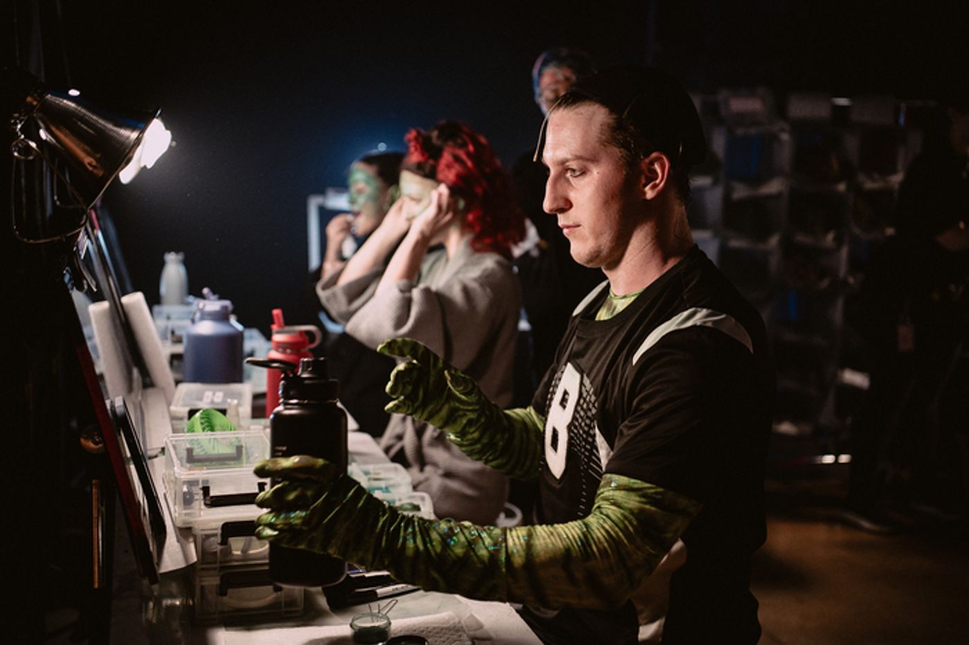 Photos: Justin Collette, Isabella Esler and More Backstage at BEETLEJUICE Photos: Justin Collette, Isabella Esler and More Backstage at BEETLEJUICE Image