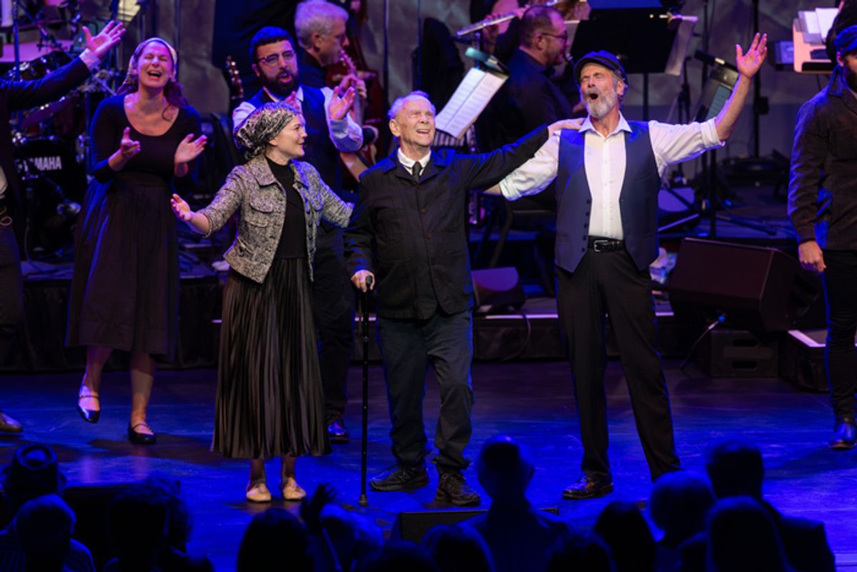 Ratchel Zatcoff and Kirk Geritano, Jennifer Babiak, Director Joel Grey, and Steven Skybell  at 