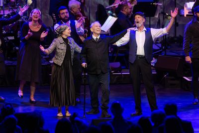 Ratchel Zatcoff and Kirk Geritano, Jennifer Babiak, Director Joel Grey, and Steven Sk Photo