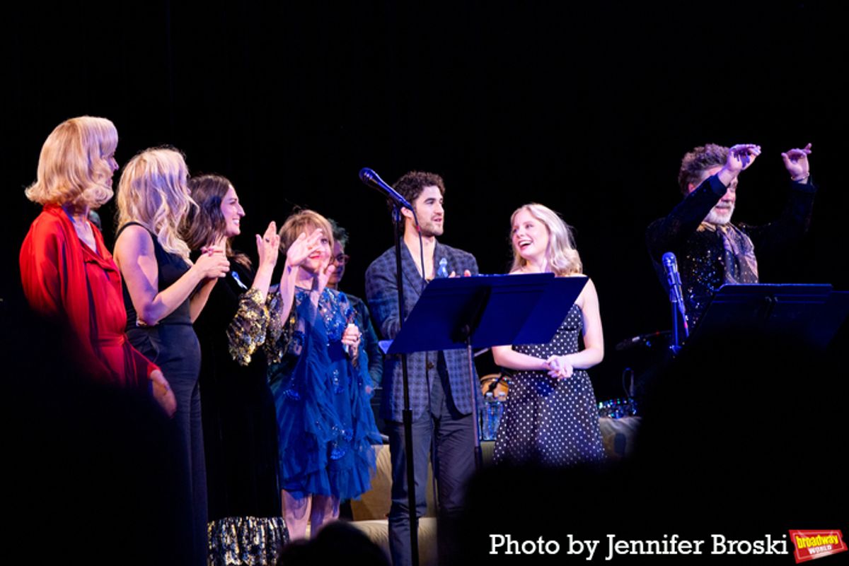 Justin Vivian Bond, Betsy Wolfe, Sara Bareilles, Patti LuPone, Darren Criss, Elizabeth Teeter, Rufus Wainwright at 