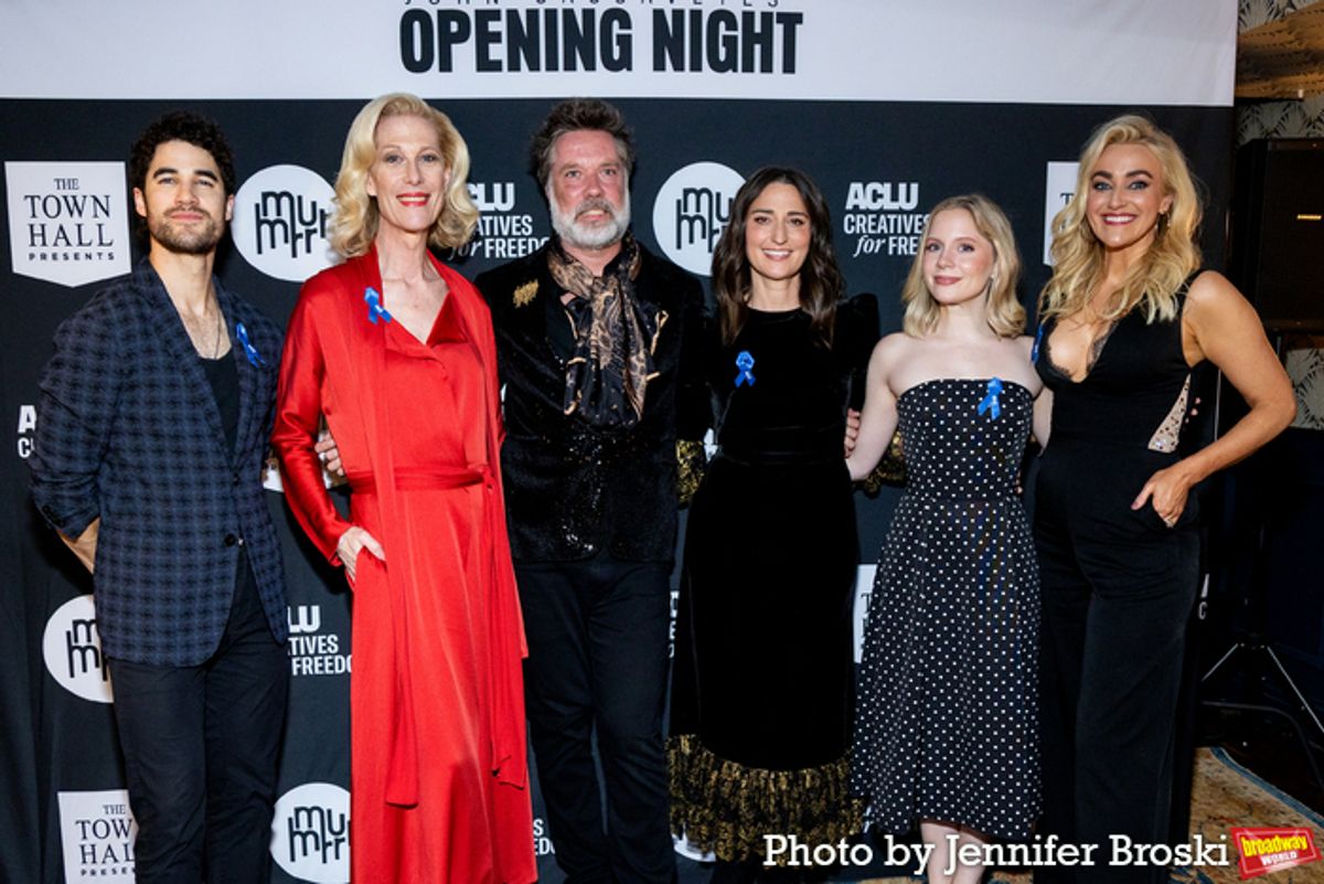 Darren Criss, Justin Vivian Bond, Rufus Wainwright, Sara Bareilles, Elizabeth Teeter, Betsy Wolfe at 