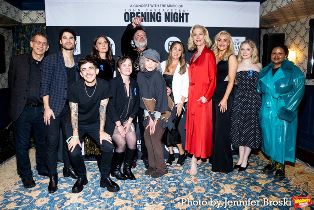 Matt Goldman, Darren Criss, Chase Strangio, Sara Bareilles, Meghan Hoffman, Rufus Wainwright, Jane Fonda, Jessica Weitz, Justin Vivian Bond, Betsy Wolfe, Elizabeth Teeter, Melay Araya at 
