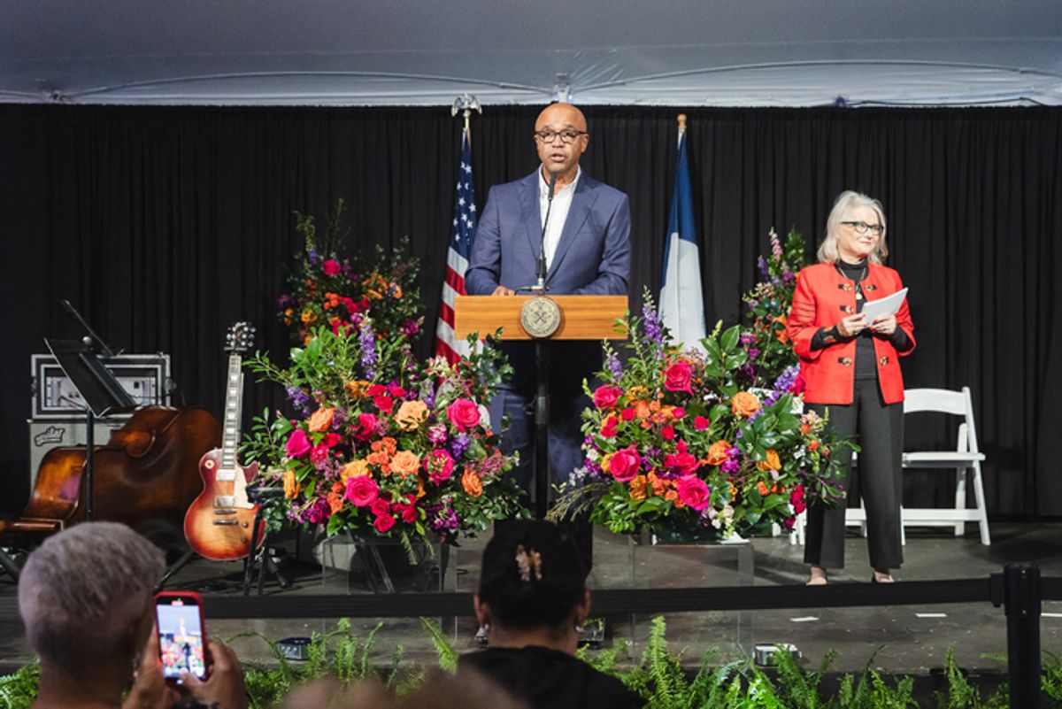 Adolfo Carrión Jr. and Pat Swinney Kaufman at 