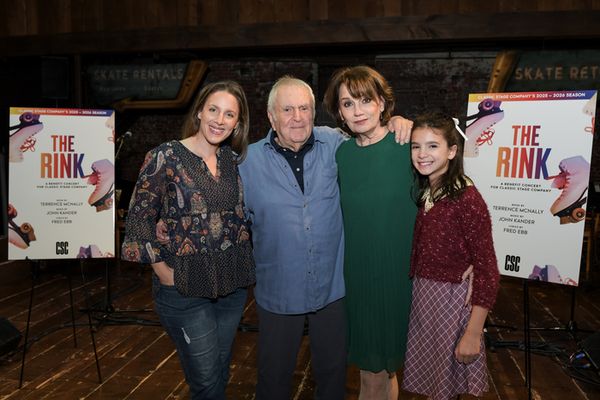 Jessie Mueller, John Kander, Beth Leavel, Sofie Nesanelis Photo