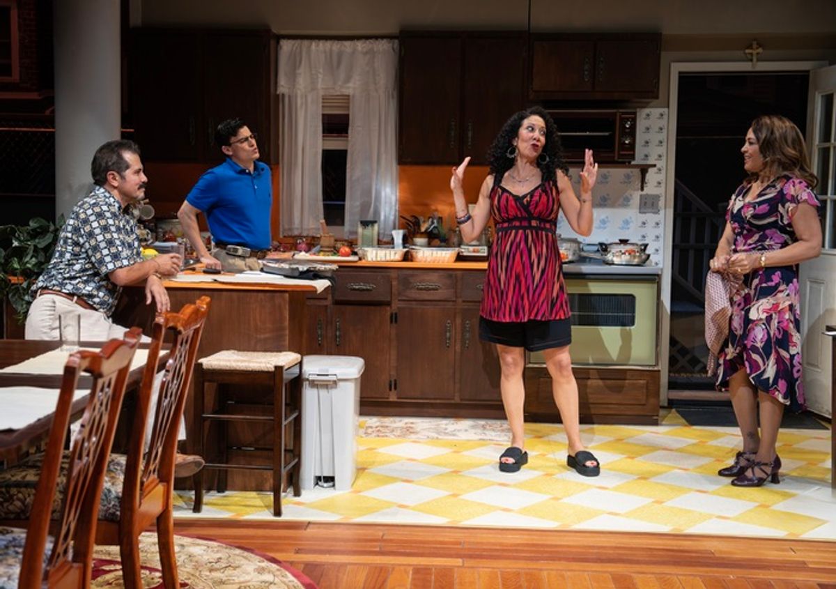 John Leguizamo, Bradley James Tejeda, Sarah Nina Hayon, and Luna Lauren  at 