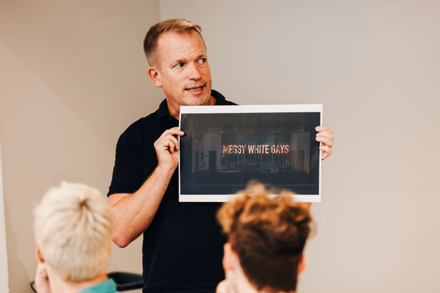 Photos: Derek Chadwick Joins MESSY WHITE GAYS; See Rehearsal Photos  Image