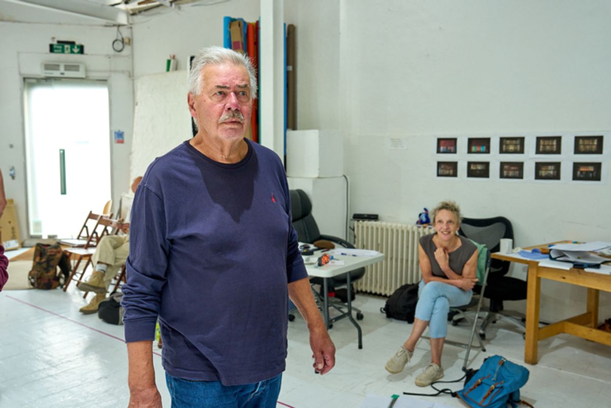 Terence Wilton (Septimus Troy) and Lucy Bailey (director)  at 