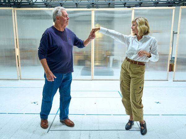 Terence Wilton (Septimus Troy) and Glynis Barber (Salome Otterbourne)  Photo