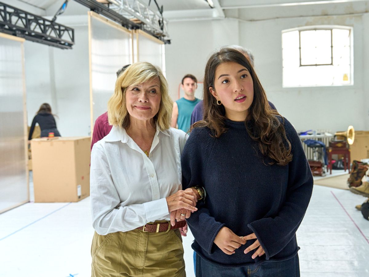 Glynis Barber (Salome Otterbourne) and Camilla Anvar (Rosalie Otterbourne)  at 