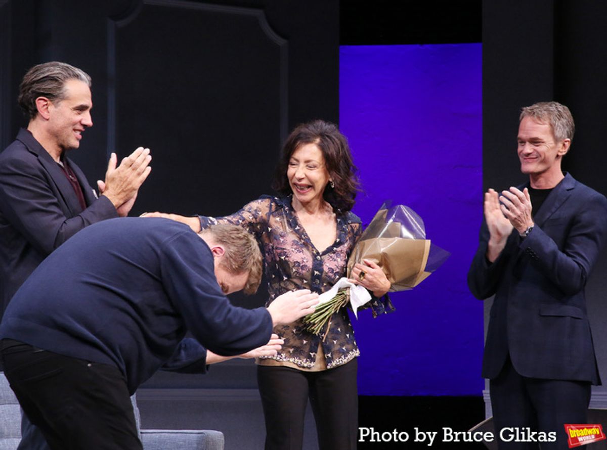 Bobby Cannavale, James Corden, Playwright Yasmina Reza and Neil Patrick Harris at 