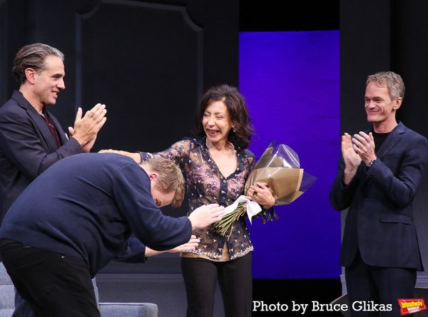 Bobby Cannavale, James Corden, Playwright Yasmina Reza and Neil Patrick Harris Photo