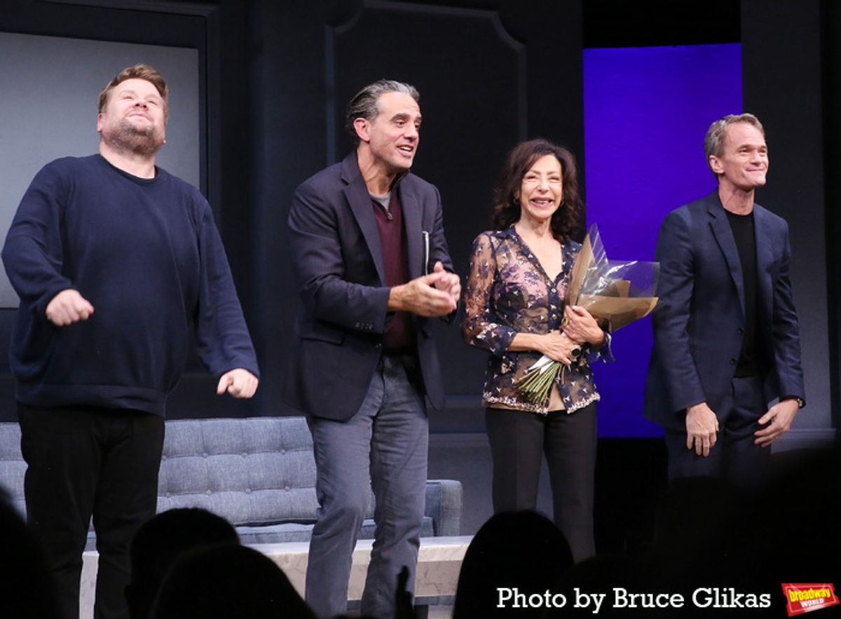James Corden, Bobby Cannavale, Playwright Yasmina Reza and Neil Patrick Harris at 