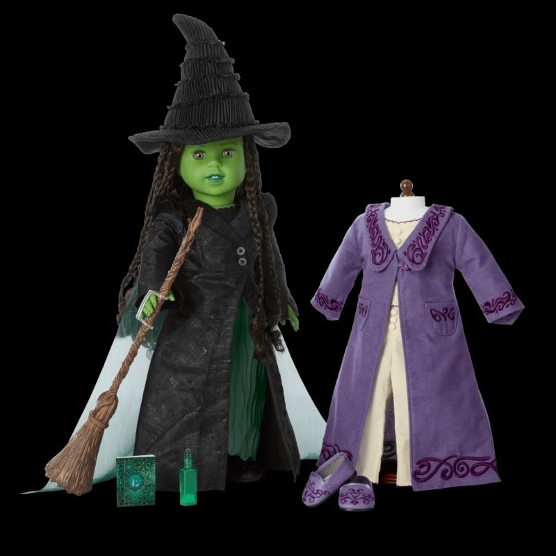 American Girl Launches WICKED: FOR GOOD Elphaba and Glinda Dolls  Image