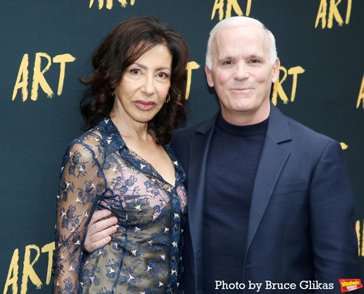 Playwright Yasmina Reza and Director Scott Ellis  at 