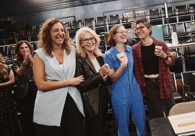 Producers Eva Price, Daryl Roth, Rachel Sussman and Jenny Gersten Photo