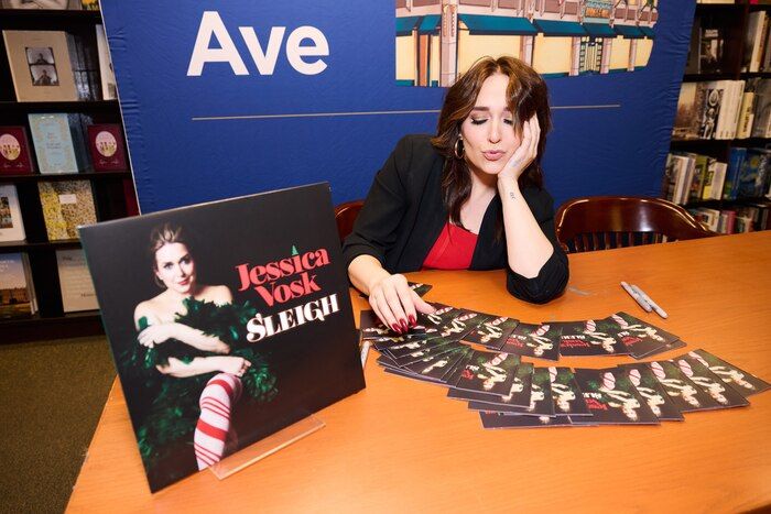 Photos: Jessica Vosk and Neil Patrick Harris Celebrate ‘SLEIGH’ Album at Signing Event  Image