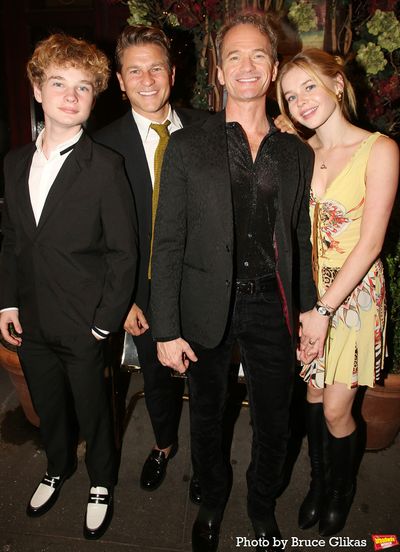 Gideon Scott Burtka-Harris, David Burtka, Neil Patrick Harris and Harper Grace Burtka Photo