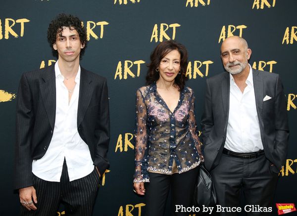 Nathan Reza, Playwright Yasmina Reza and Jean Phillip Reza Photo
