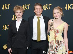 Gideon Scott Burtka-Harris, David Burtka and Harper Grace Burtka-Harris Photo