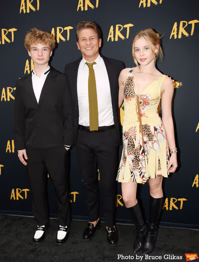 Gideon Scott Burtka-Harris, David Burtka and Harper Grace Burtka-Harris Photo