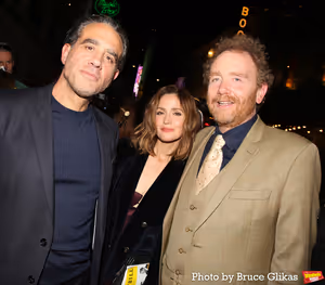 Bobby Cannavale, Rose Byrne and ATG Producer Adam Speers @ BroadwayWorld Bobby Cannavale, Rose Byrne and ATG Producer Adam Speers Photo