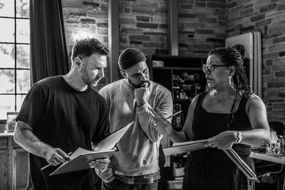 Christopher Scott, Rudi Goblen and Nancy Medina Photo