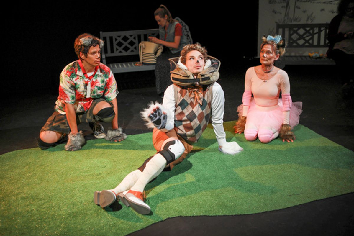 Peter Pasco, Christopher Schellenger, and Janine Venable  Photo by Jim Cox.  at 