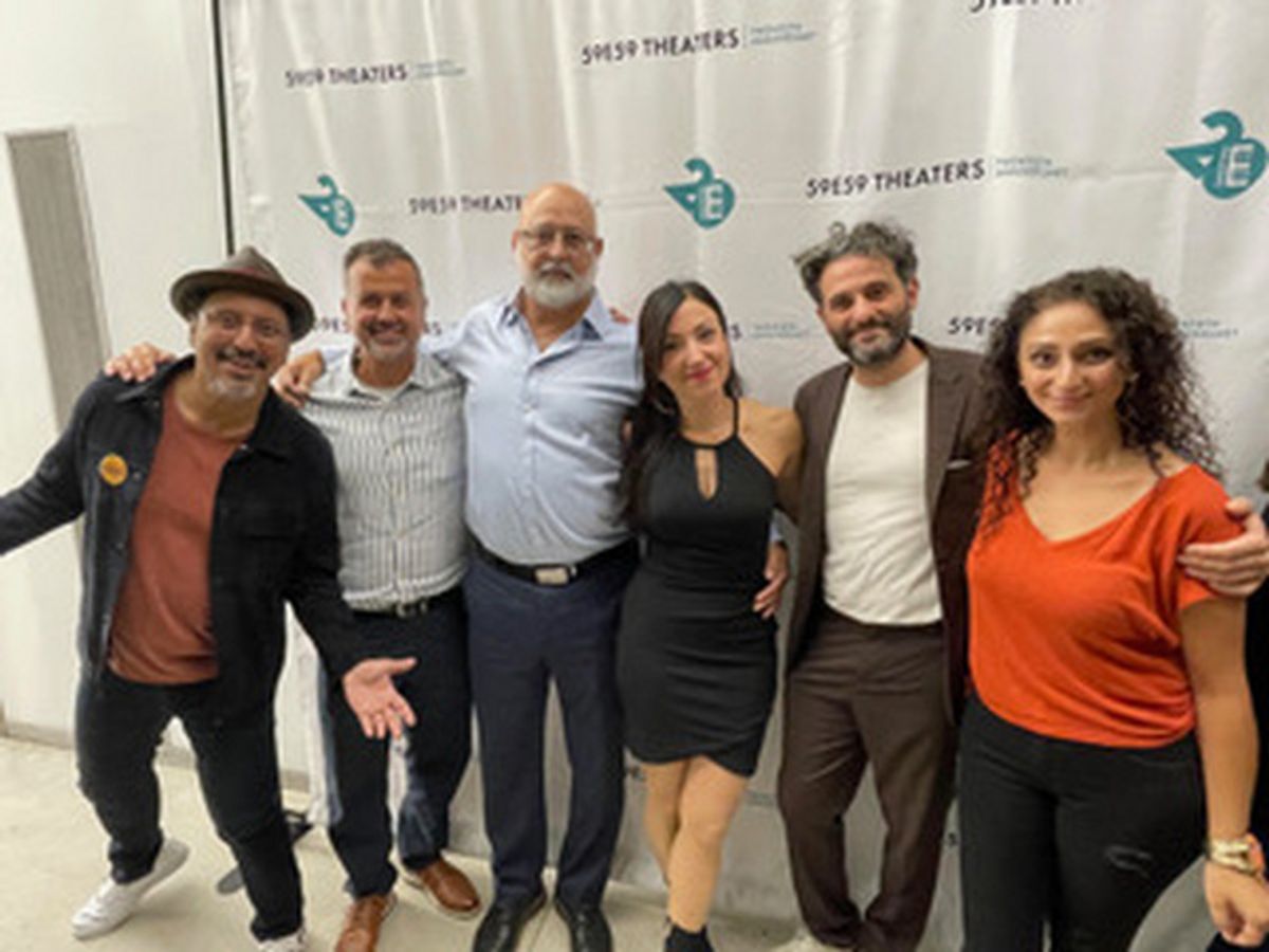 Opening night of Home? A Palestinian Woman's Pursuit of Life, Liberty & Happiness at 59E59 Theaters at 