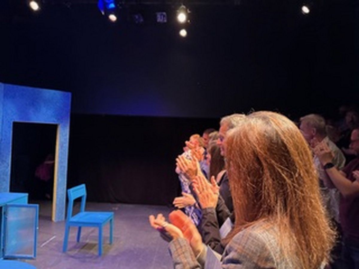 Opening night of Home? A Palestinian Woman's Pursuit of Life, Liberty & Happiness at 59E59 Theaters at 