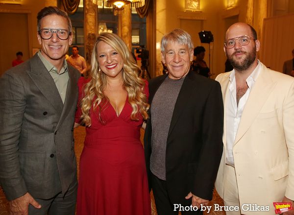 Producer Bill Damaschke, Book Writer Lindsey Ferrentino, Composer Stephen Schwartz an Photo