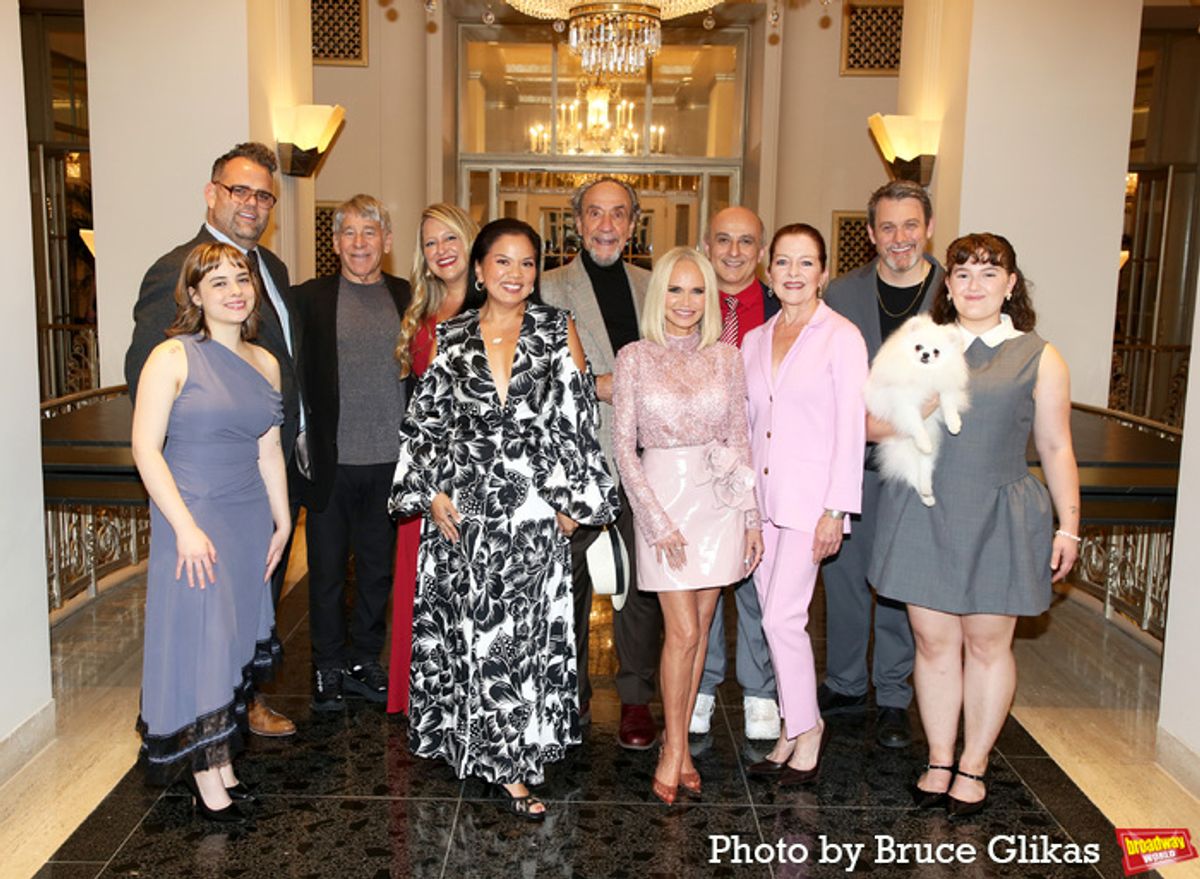 Tatum Grace Hopkins, Greg Hildreth, Stephen Schwartz, Lindsey Ferrentino, Melody Butiu, F. Murray Abraham, Kristin Chenoweth, Stephen DeRosa, Isabel Keating, Michael Arden, 'Adam' and Nina White at 