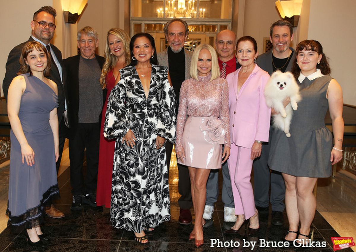 Tatum Grace Hopkins, Greg Hildreth, Stephen Schwartz, Lindsey Ferrentino, Melody Butiu, F. Murray Abraham, Kristin Chenoweth, Stephen DeRosa, Isabel Keating, Michael Arden, 'Adam' and Nina White at 