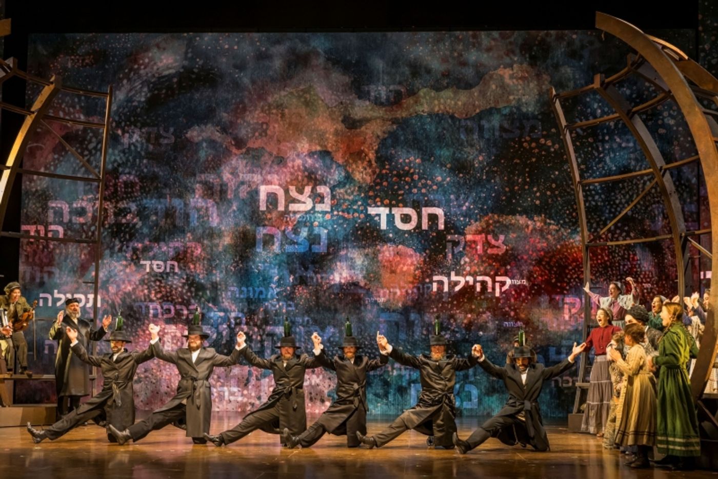 Cast of Fiddler on the Roof. Photo credit Raftermen for The Atlanta Opera