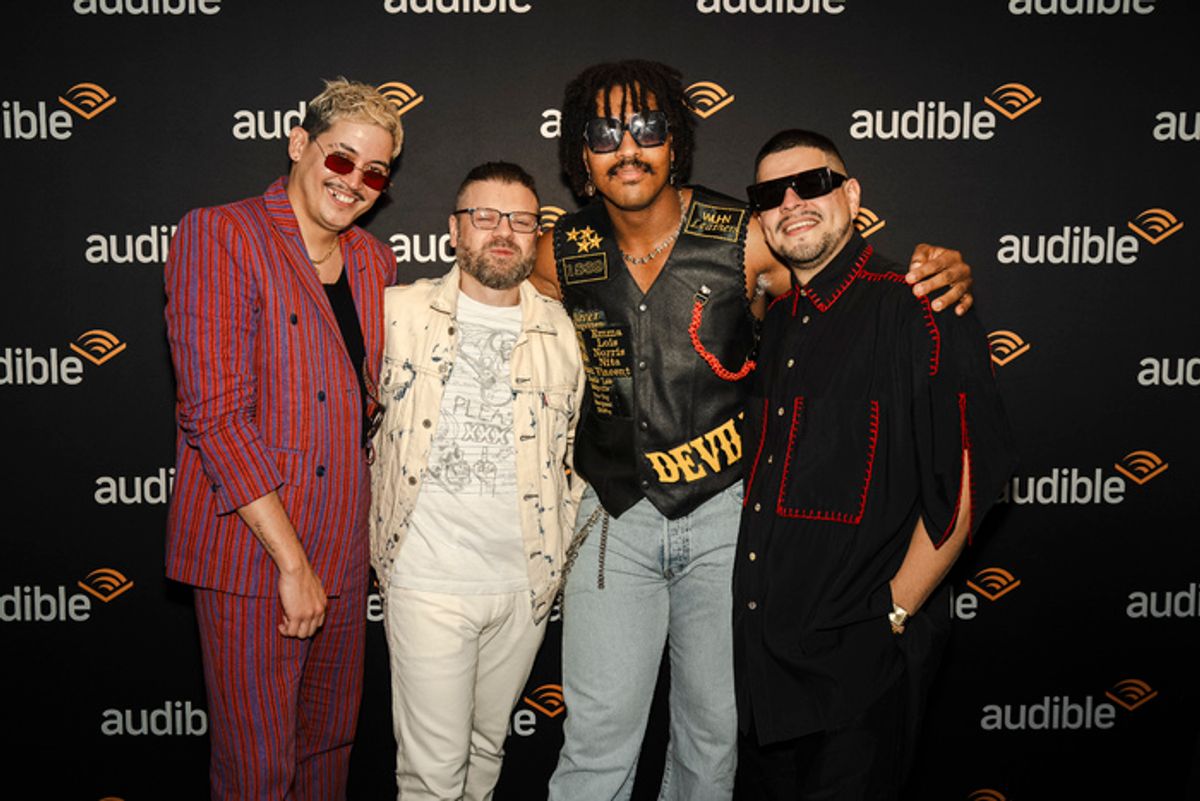 David Mendizábal, Mikhail Fiksel, Nygel D. Robinson and Brian Quijada at 