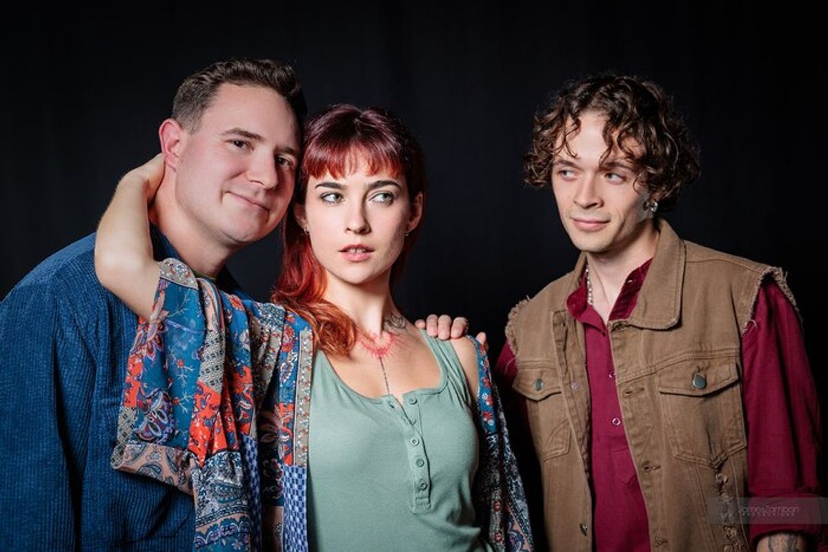 Cameron Kubly, Kayla Witoshynksy, and Blake Smallen at 