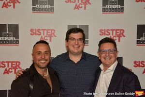 Vincent Ortega, Daniel Vaughn (Production Stage Manager) and Evan Pappas Photo