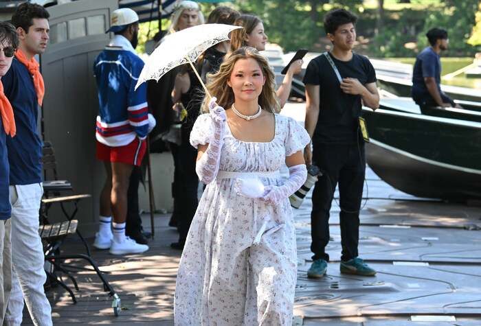 Photos: Phillipa Soo and Steven Pasquale Attend Romance-Themed Audible Event  Image