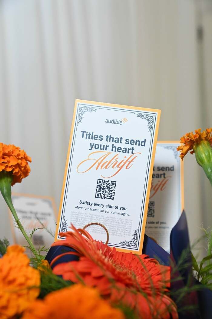 Photos: Phillipa Soo and Steven Pasquale Attend Romance-Themed Audible Event  Image