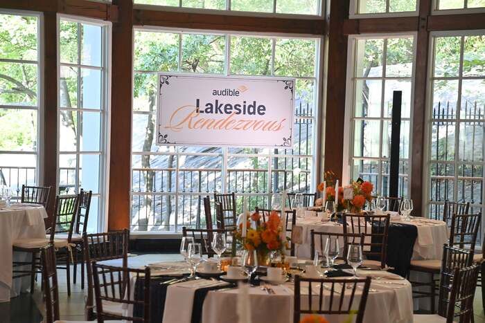 Photos: Phillipa Soo and Steven Pasquale Attend Romance-Themed Audible Event  Image