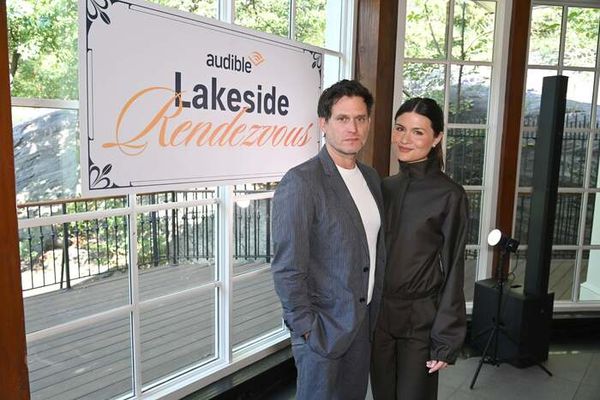 NEW YORK, NEW YORK - SEPTEMBER 19: (L-R) Steven Pasqual and Phillipa Soo attend as Au Photo